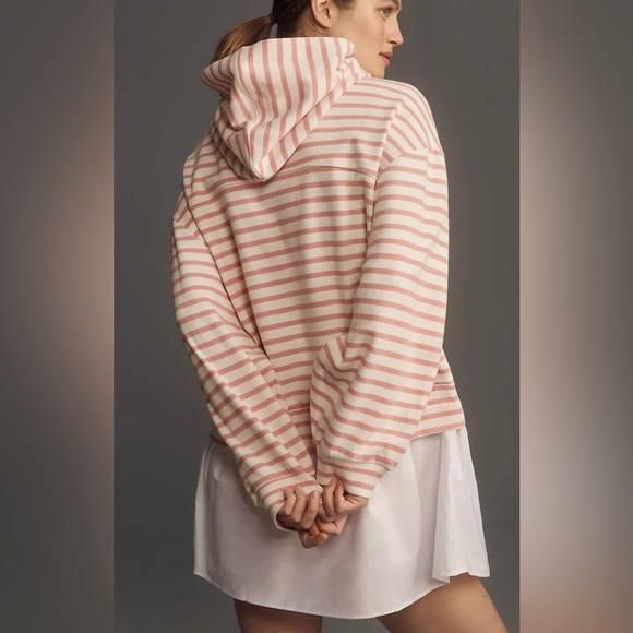 Anthropologie Pilcro Hoodie Shirt Layered Mini Dress - Picture 16 of 17